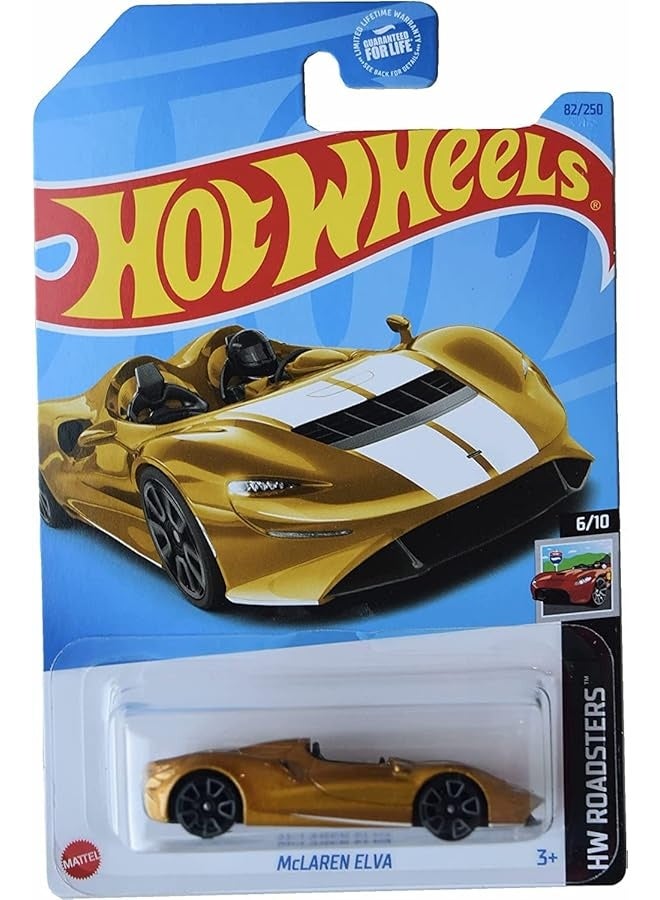 Hot Wheels McLaren Elva, HW Roadsters 6/10 [Gold] 82/250