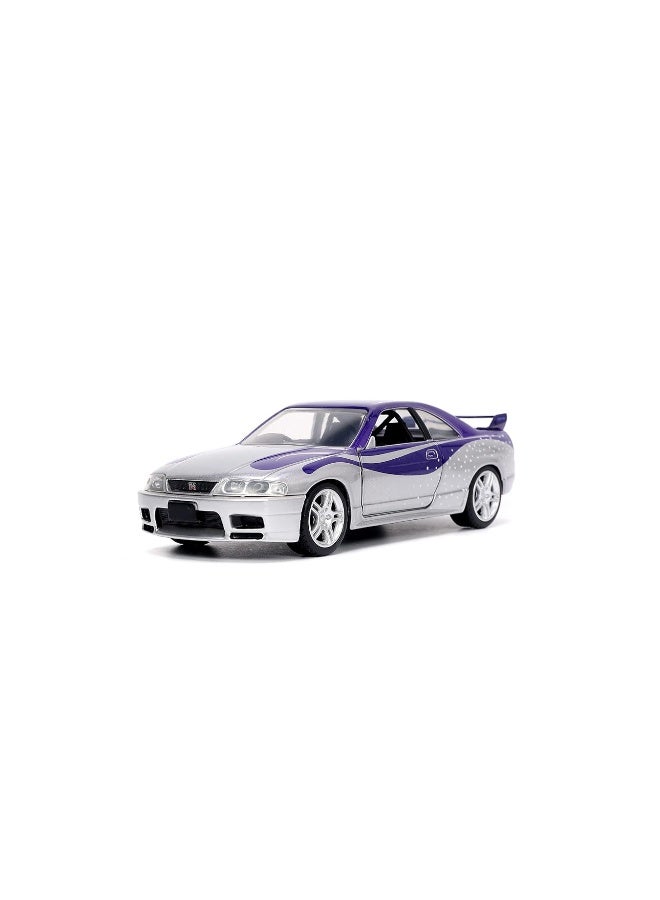 Fast & Furious 1:32 1995 Nissan Skyline GT-R(BNCR33) Die-Cast Car, Toys for Kids and Adults