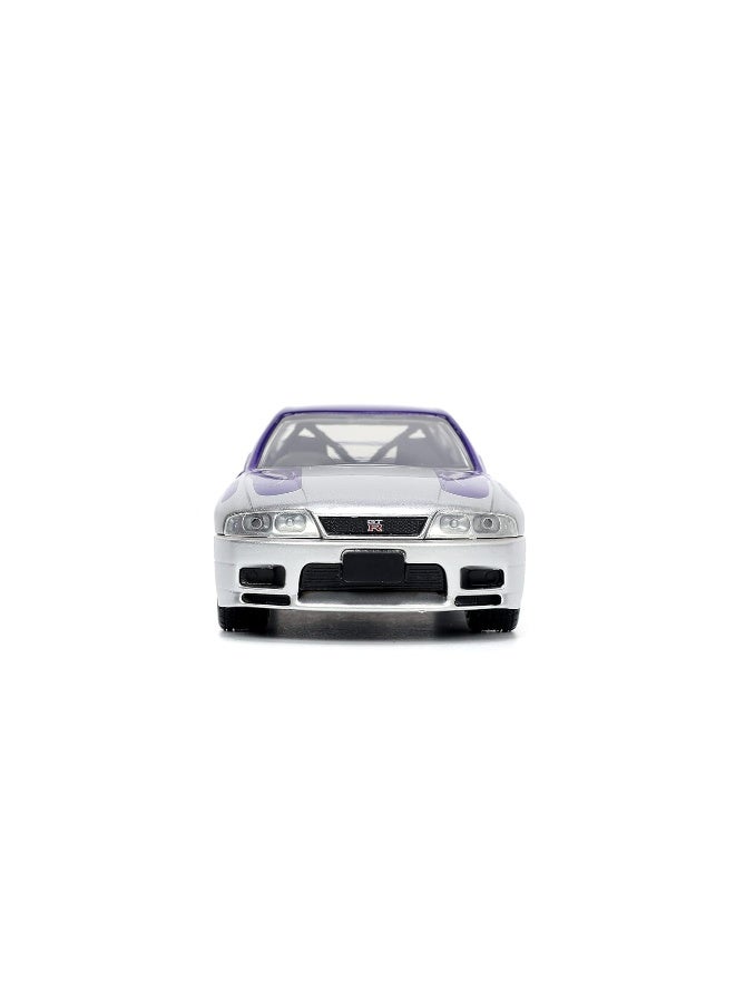 Fast & Furious 1:32 1995 Nissan Skyline GT-R(BNCR33) Die-Cast Car, Toys for Kids and Adults