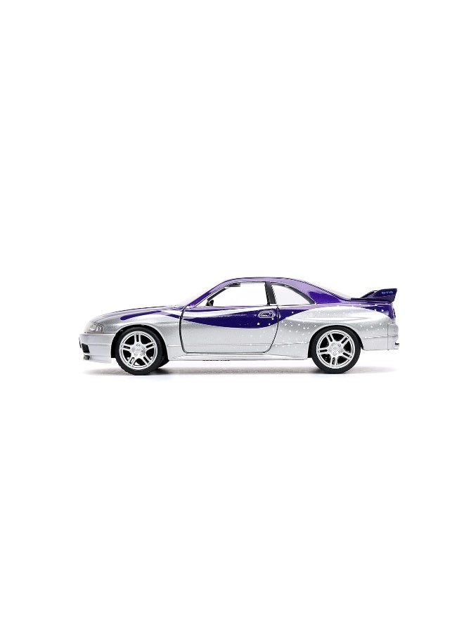 Fast & Furious 1:32 1995 Nissan Skyline GT-R(BNCR33) Die-Cast Car, Toys for Kids and Adults