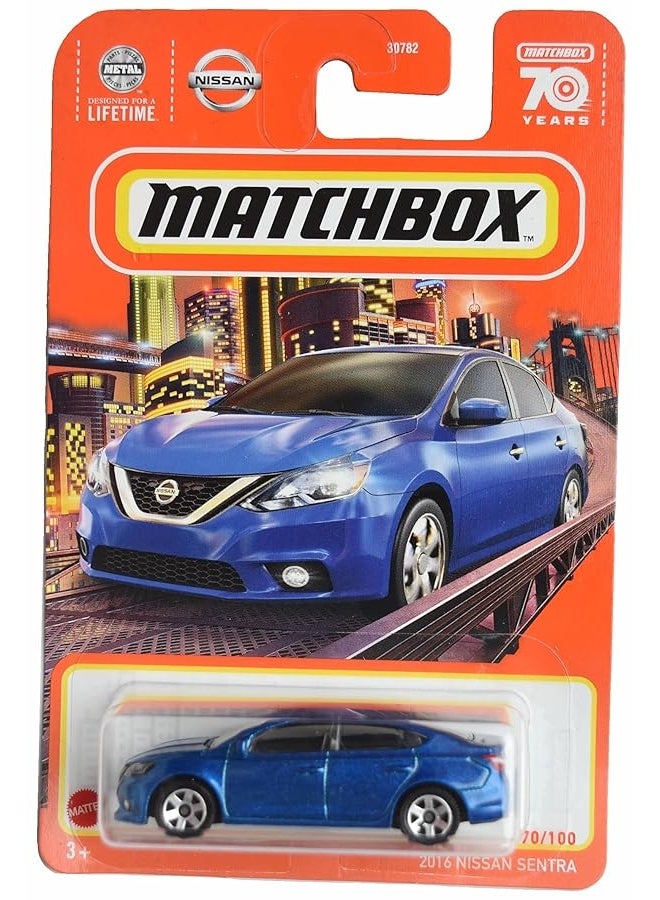 Matchbox 2016 Nissan Sentra, Blue 70/100