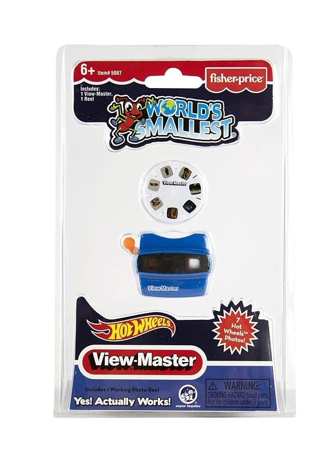 Worlds Smallest Hot Wheels ViewMaster Blue