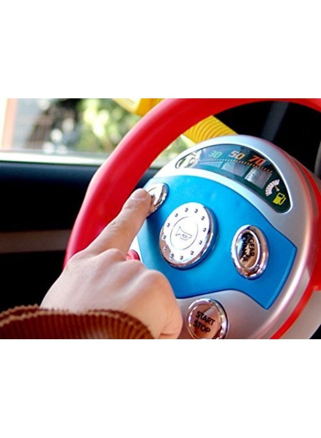 PowerTRC Electronic Backseat Driver Toy | Kids Driving Wheel | Car Toys | Pretend Driving Kids Toy