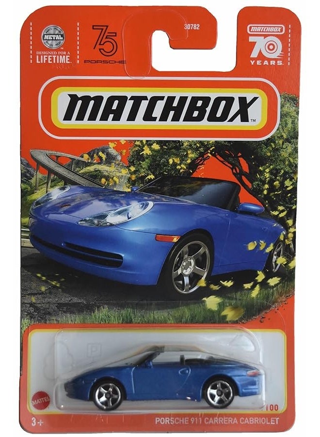 Matchbox Porsche 911 Carrera Cabriolet, Blue 79/100