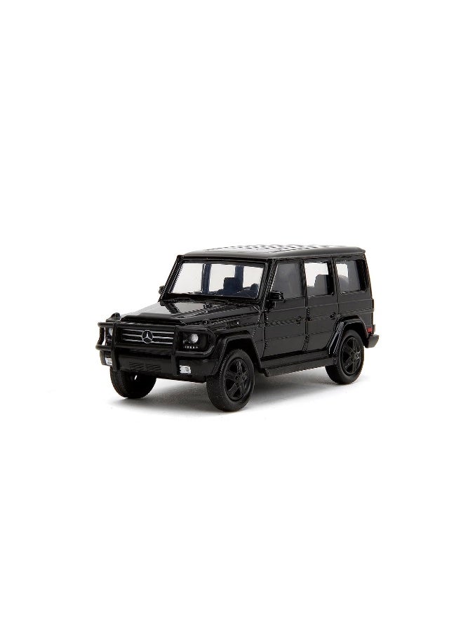 Pink Slips 1:32 W1 Mercedes Benz G Class 4x4 Die-Cast Car, Toys for Kids and Adults (Black)