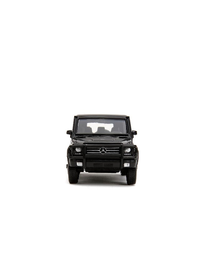 Pink Slips 1:32 W1 Mercedes Benz G Class 4x4 Die-Cast Car, Toys for Kids and Adults (Black)