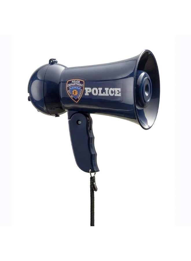 Dress Up America Pretend Play Police Officer's Megaphone with Siren Sound for Kids