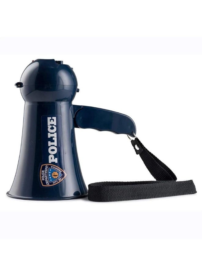 Dress Up America Pretend Play Police Officer's Megaphone with Siren Sound for Kids