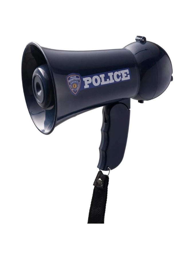 Dress Up America Pretend Play Police Officer's Megaphone with Siren Sound for Kids