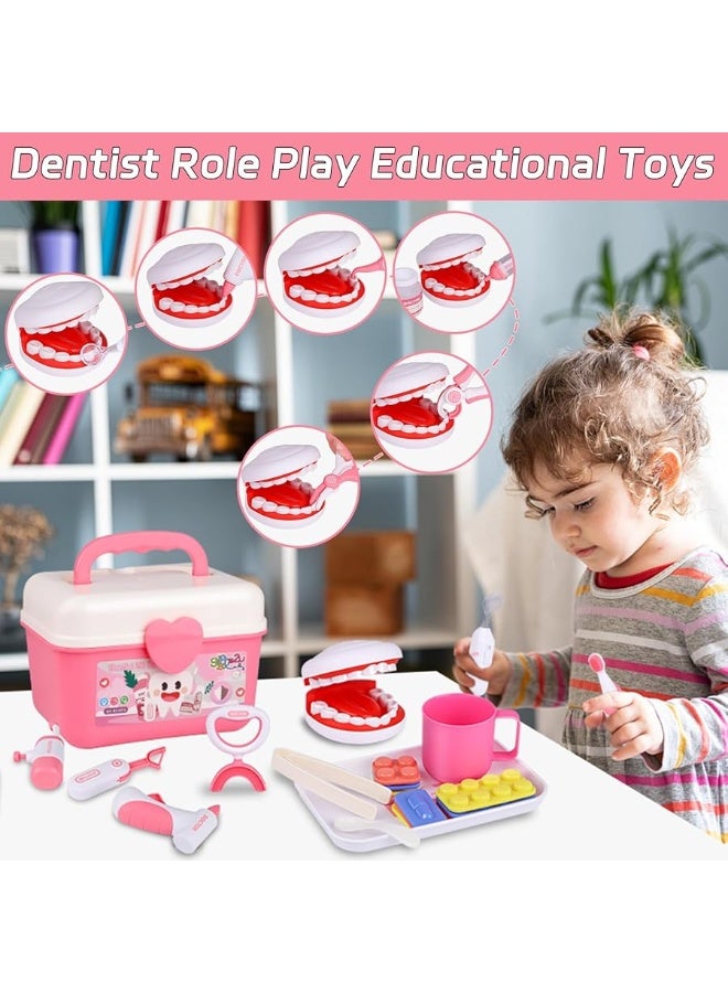 Gifts2U Dentist Kit for Kids, 42Pcs Dentist Kit, Professional Dentist Toys for Kids, Kids Dentist Playset, Dentist Toys for Kids Ages 3 4 5 6