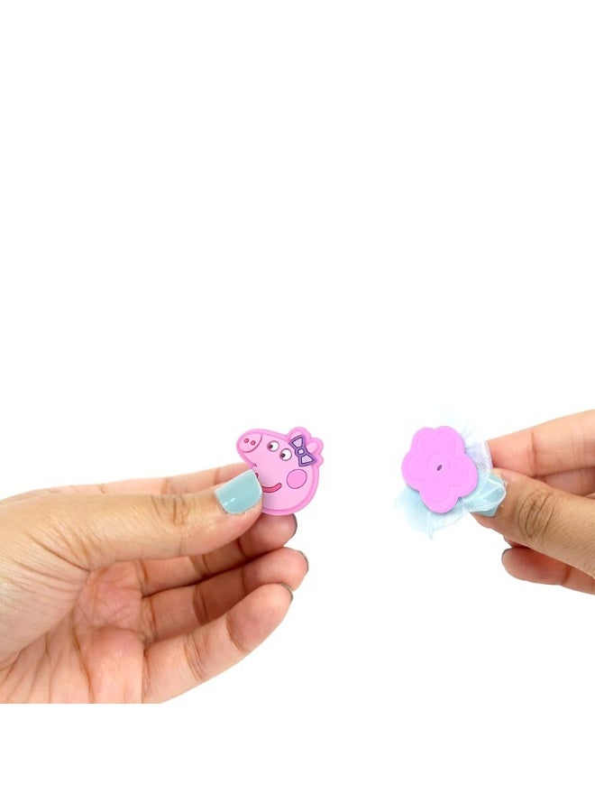 Tara Toys Peppa Pig Snap N' Wear Activity Rings Set, DIY Jewellery Kit for Kids, 3+ Years