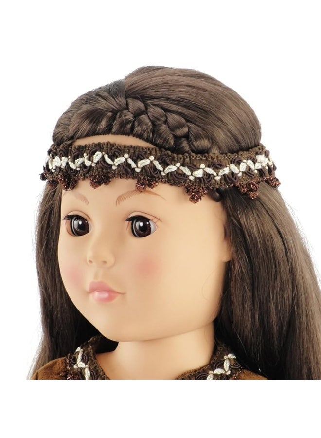 Emily Rose 18 Inch Doll Clothes Clothing â€“ 18-in Doll Native American Outfit Costume Set Fits Most 18â€ Dolls | Includes Doll Shoes and Accessories | Doll NOT Included