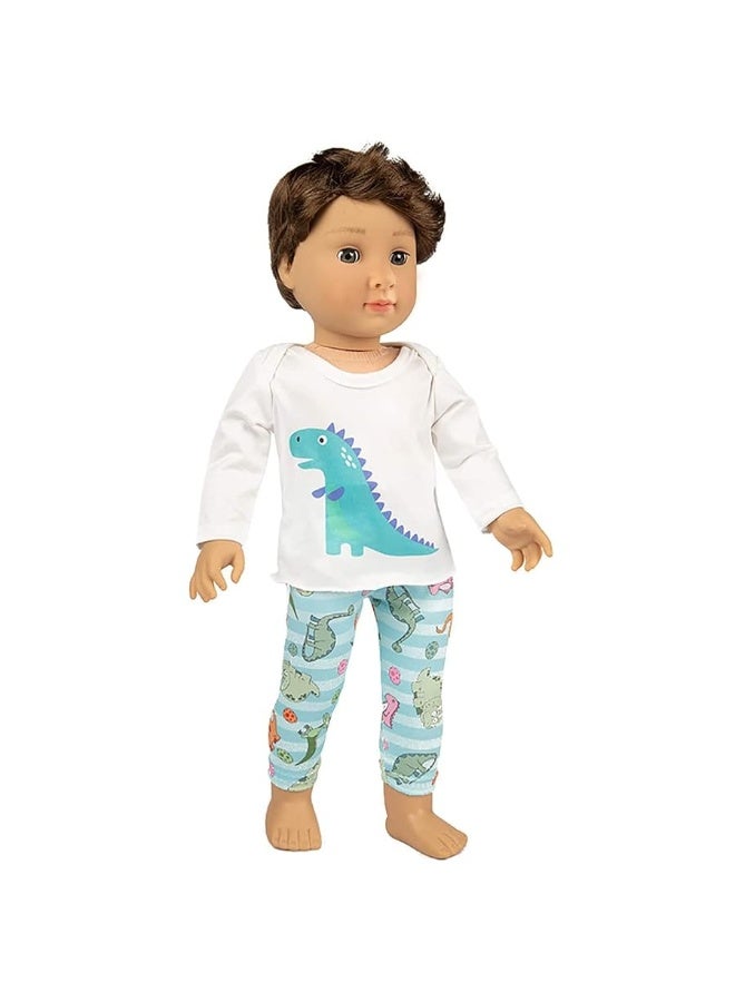 Ecore Fun 18 Inch Boy Girl Doll Clothes Pajamas Tracksuit for 18 Inch Boy Doll or Girl Doll - Birthday Reward Gift