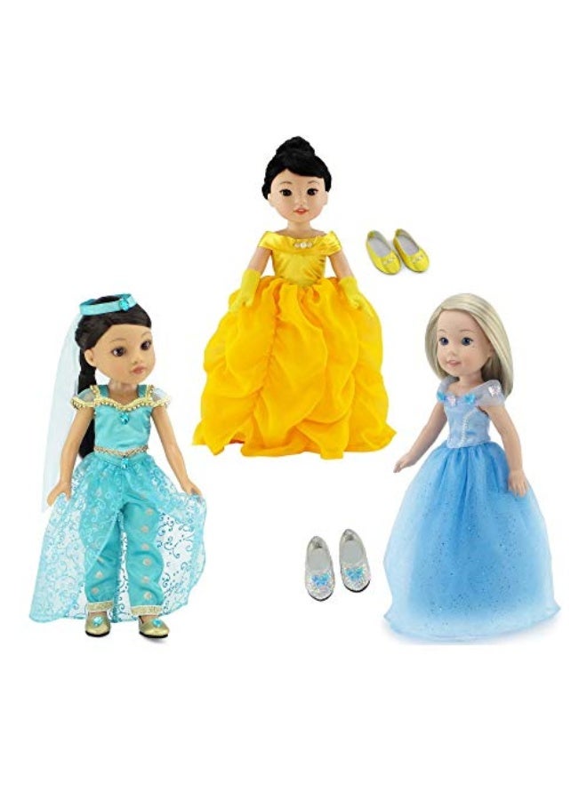 Emily Rose 14 Inch Doll Princess Value Bundle | 14