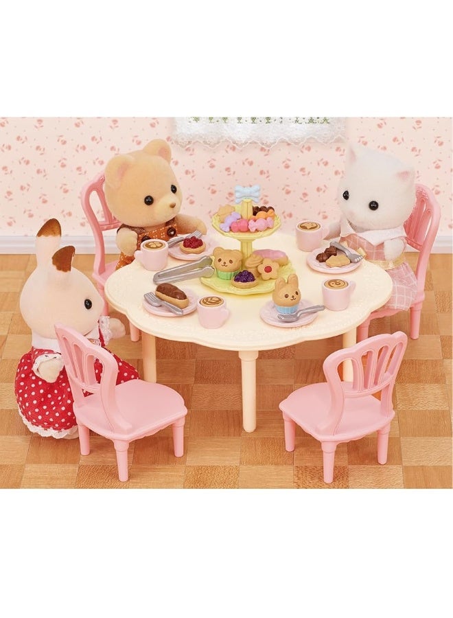 Calico Critters Sweets Party Set - The Perfect Dollhouse Accessories to Host a Tea Party for Your Critters!