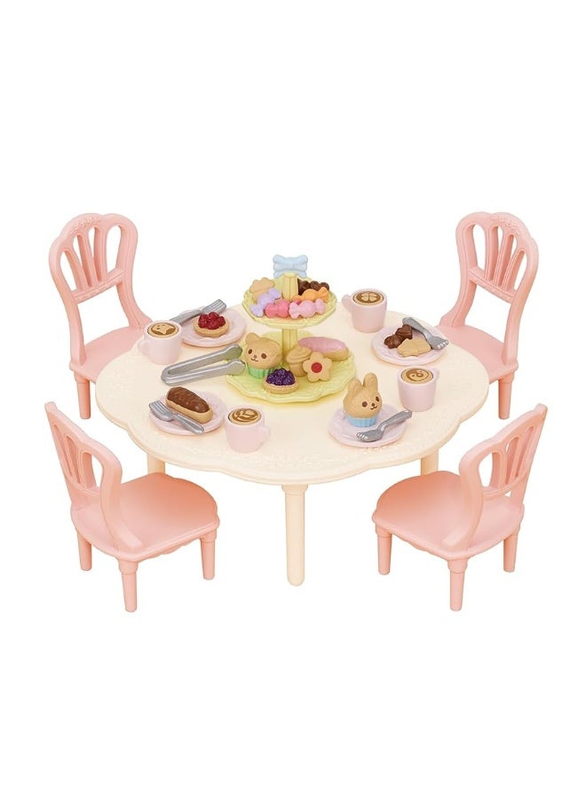 Calico Critters Sweets Party Set - The Perfect Dollhouse Accessories to Host a Tea Party for Your Critters!