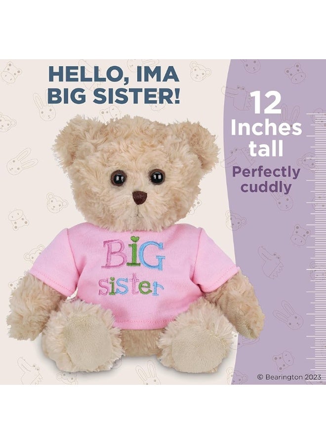 Bearington Ima Big Sister Teddy Bear 12 Inch Big Sister Stuffed Animal