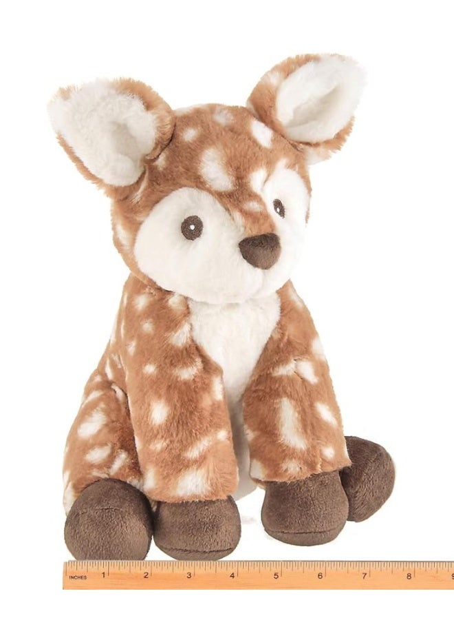 Bearington Baby Willow Plush Fawn Stuffed Animal, 9 inches