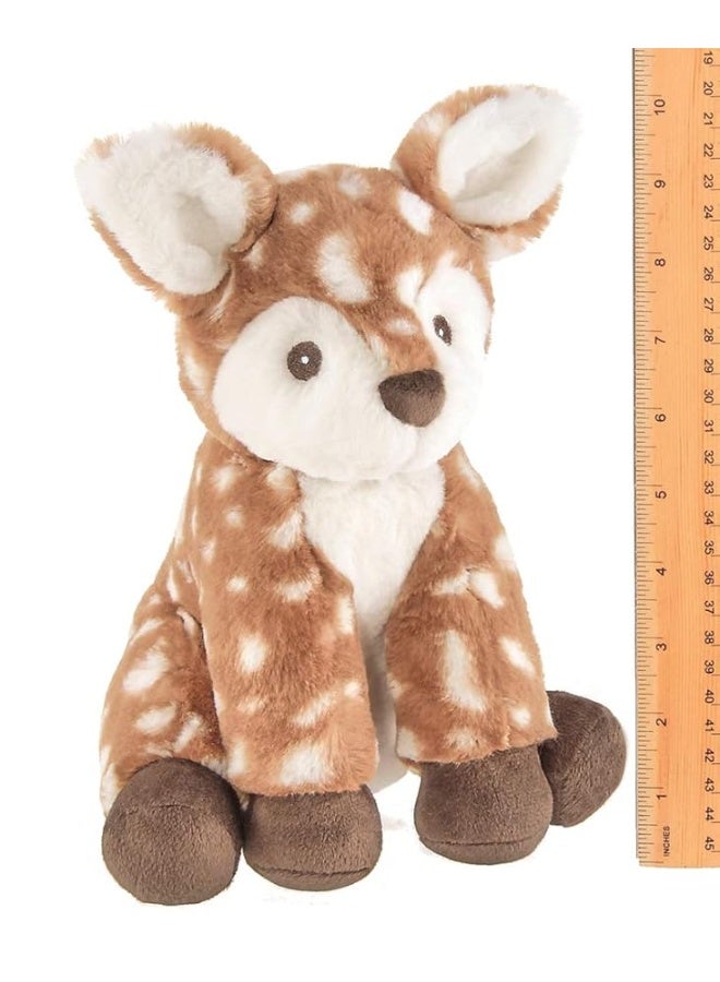 Bearington Baby Willow Plush Fawn Stuffed Animal, 9 inches