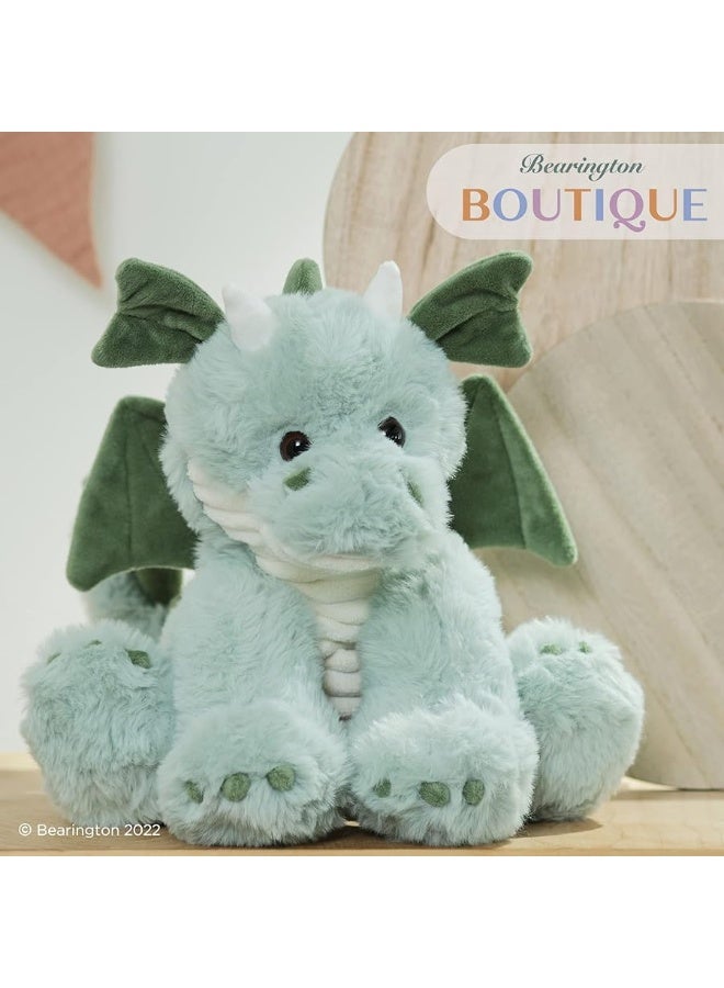 Bearington Collection Burnie Plush Dragon Stuffed Animal, 10.5 Inch