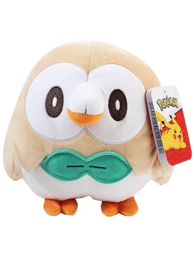 Pokmon Legends Arceus 8 Rowlet Plush  Officially Licensed  Quality  Soft Stuffed Animal Toy  Add Rowlet to Your Collection  Great Gift for Kids Boys Girls  Fans of Pokemon