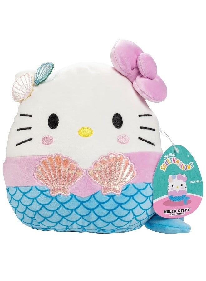 Squishmallows Original 8Inch Hello Kitty Mermaid  Official Jazwares Plush  Collectible Soft  Squishy Sanrio Stuffed Animal Toy  Add to Your Squad  Gift for Kids Girls  Boys