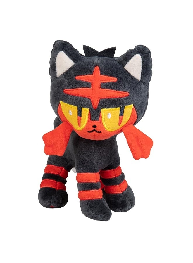 Pokmon 8 Litten Plush  Officially Licensed  Quality Soft Stuffed Animal Toy  Sun and Moon Starter  Gift for Kids Boys Girls  Fans of Pokemon