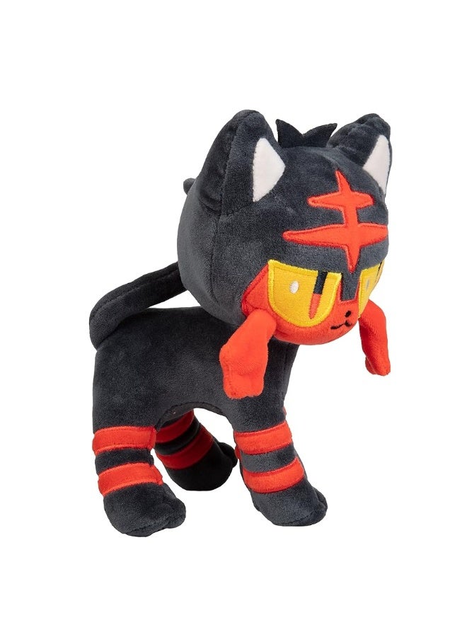 Pokmon 8 Litten Plush  Officially Licensed  Quality Soft Stuffed Animal Toy  Sun and Moon Starter  Gift for Kids Boys Girls  Fans of Pokemon