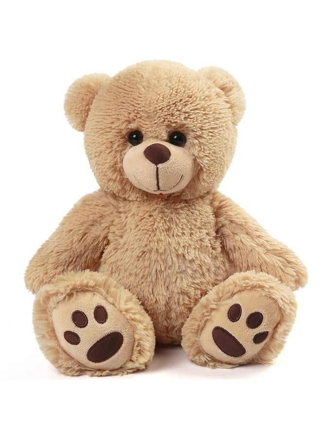LotFancy Teddy Bear Stuffed Animal, 15 inch Brown Teddy Bear Plush Toy, Cute Hugging Gift for Kids on Christmas Valentine's Day, Easter Decoration