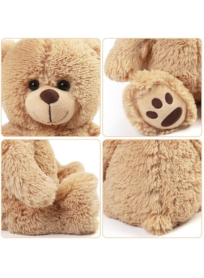 LotFancy Teddy Bear Stuffed Animal, 15 inch Brown Teddy Bear Plush Toy, Cute Hugging Gift for Kids on Christmas Valentine's Day, Easter Decoration