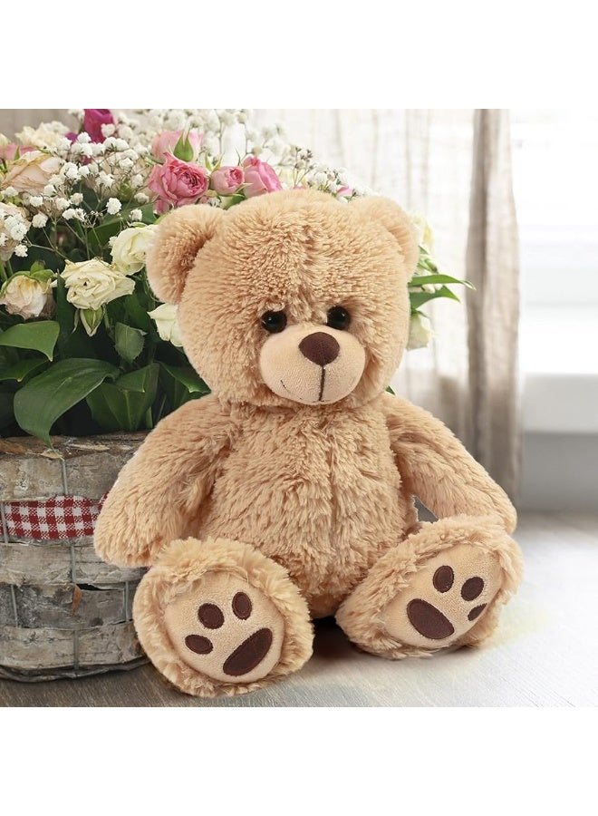LotFancy Teddy Bear Stuffed Animal, 15 inch Brown Teddy Bear Plush Toy, Cute Hugging Gift for Kids on Christmas Valentine's Day, Easter Decoration