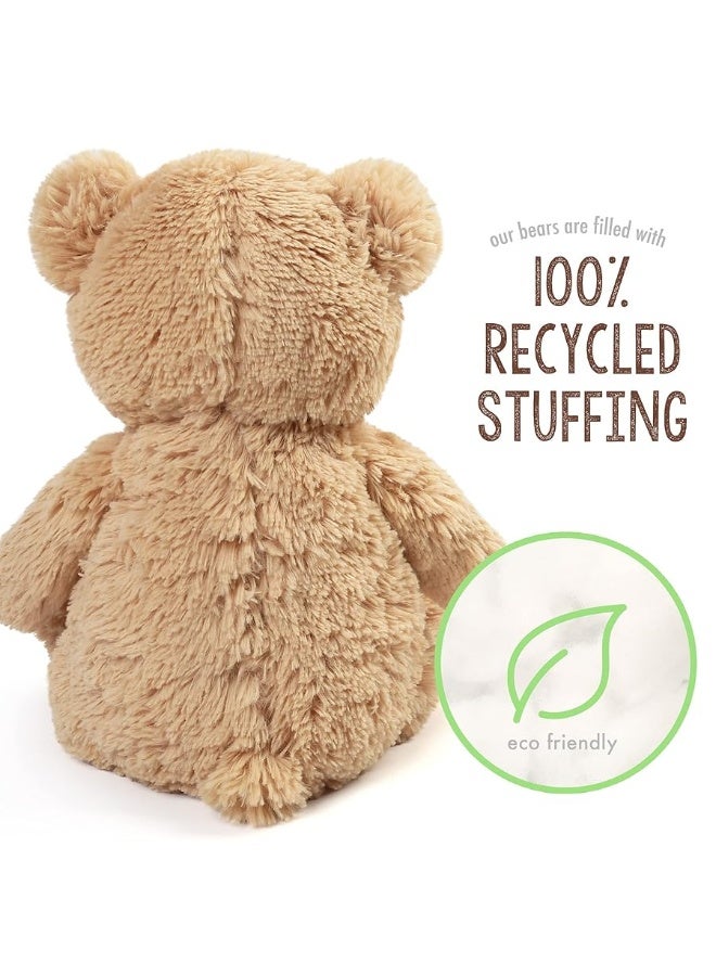 LotFancy Teddy Bear Stuffed Animal, 15 inch Brown Teddy Bear Plush Toy, Cute Hugging Gift for Kids on Christmas Valentine's Day, Easter Decoration