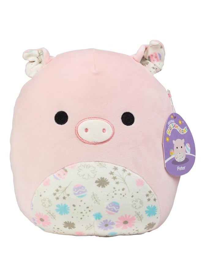 Squishmallows Original 10Inch Peter The Pig  Official Jazwares Plush  Collectible Soft  Squishy Pig Stuffed Animal Toy  Add to Your Squad  Gift for Kids Girls  Boys