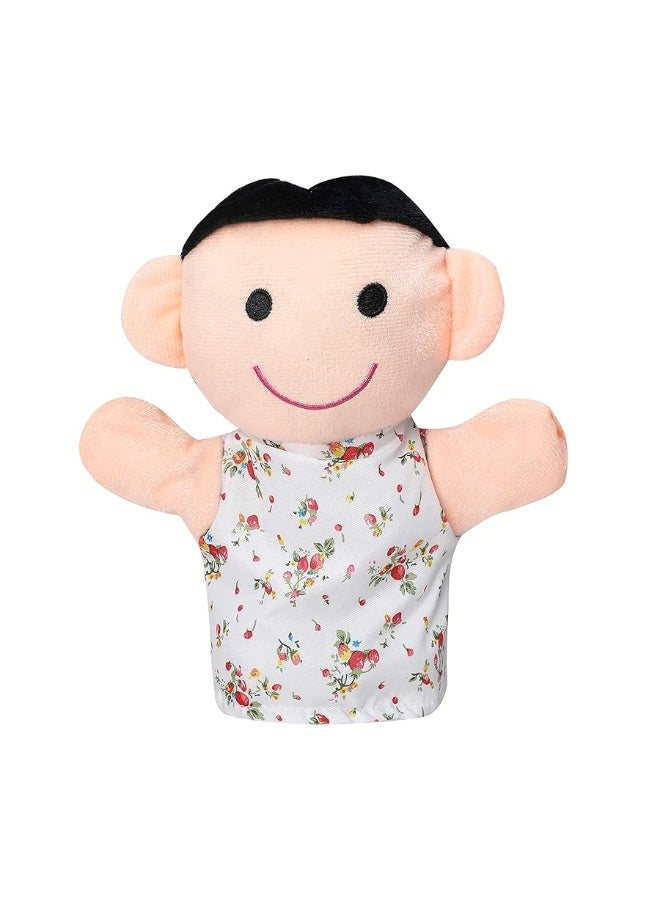 Hand Puppet Set - 6 Family Members - Premium Quality, 9â€ Inch Soft Plush Hand Puppets for Kids for Storytelling, Teaching, Preschool, Role-Play | Mother, Father, Son, Daughter and Grandparents