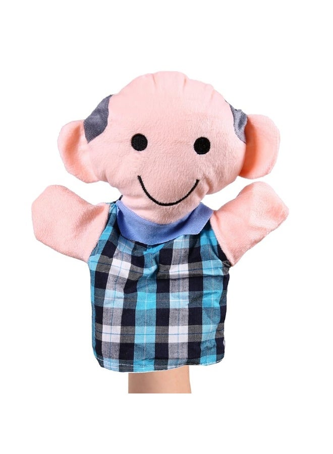 Hand Puppet Set - 6 Family Members - Premium Quality, 9â€ Inch Soft Plush Hand Puppets for Kids for Storytelling, Teaching, Preschool, Role-Play | Mother, Father, Son, Daughter and Grandparents