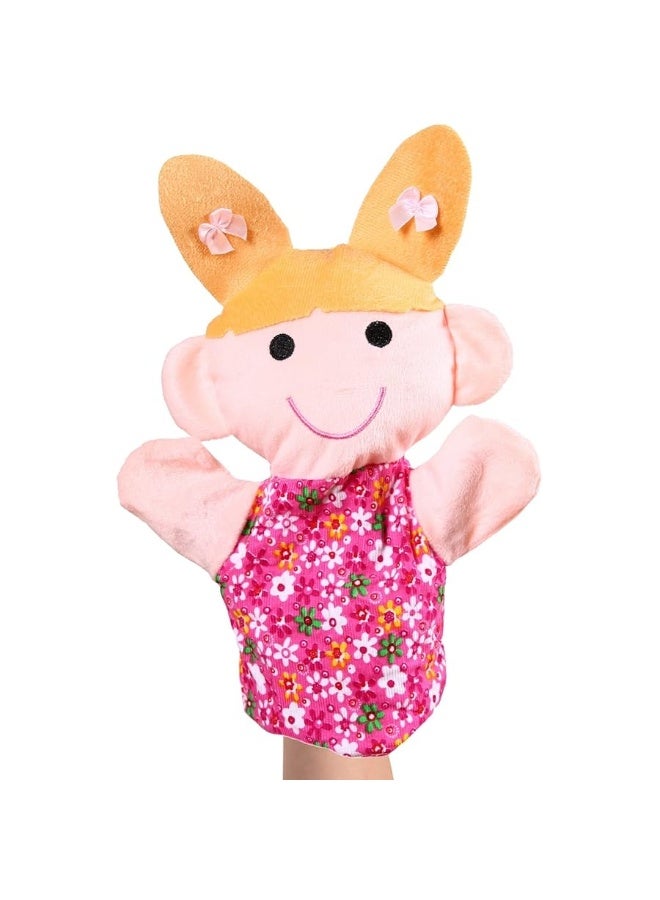 Hand Puppet Set - 6 Family Members - Premium Quality, 9â€ Inch Soft Plush Hand Puppets for Kids for Storytelling, Teaching, Preschool, Role-Play | Mother, Father, Son, Daughter and Grandparents