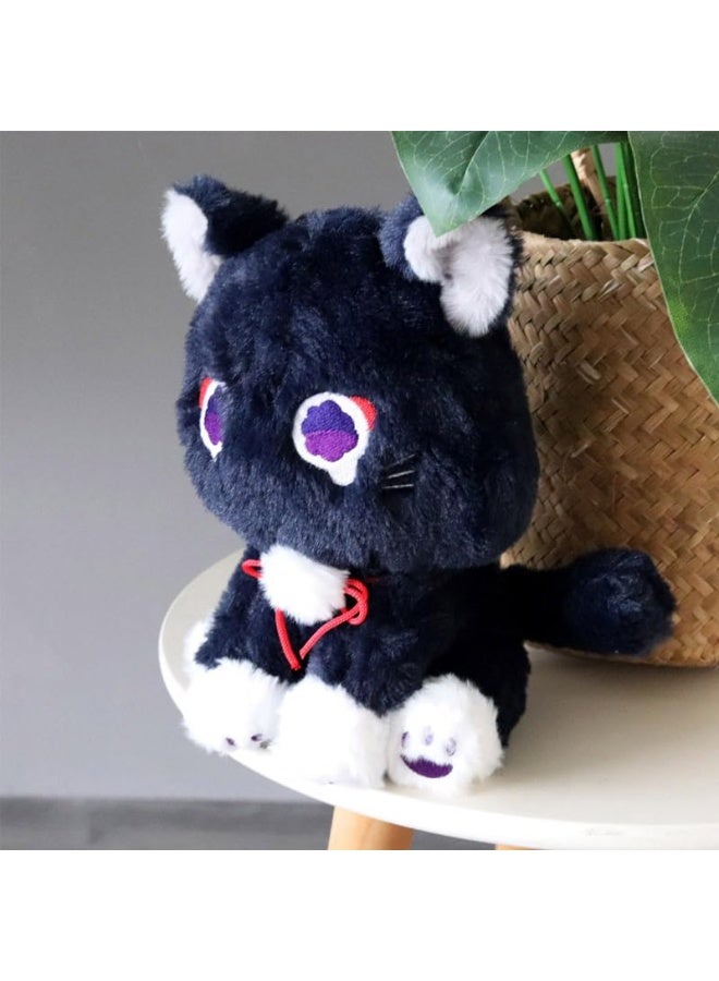 9inch Genshin Impact Cat Plush ToyScaramouche Wanderer Cat Plush Stuffed Animal ToyCute Genshin Impact Cat Plush DollSoft Scara Cat Plushies Plush Pillow for Kids Plush Figure Gift