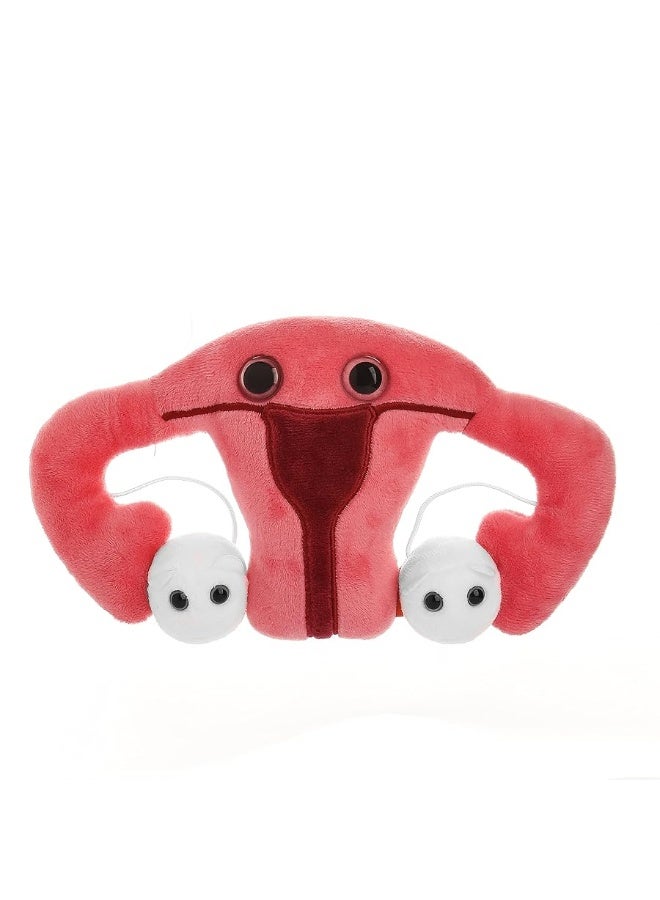 GIANTmicrobes Uterus Plush Toy, Uterus Stuffed Animal, Uterus Gifts, Uterus Plush, Hysterectomy Gifts, Endometriosis Gifts, Gynecologist Gifts,Obgyn Gifts, Feminist Gifts, Fertility Gift,Get Well Gift