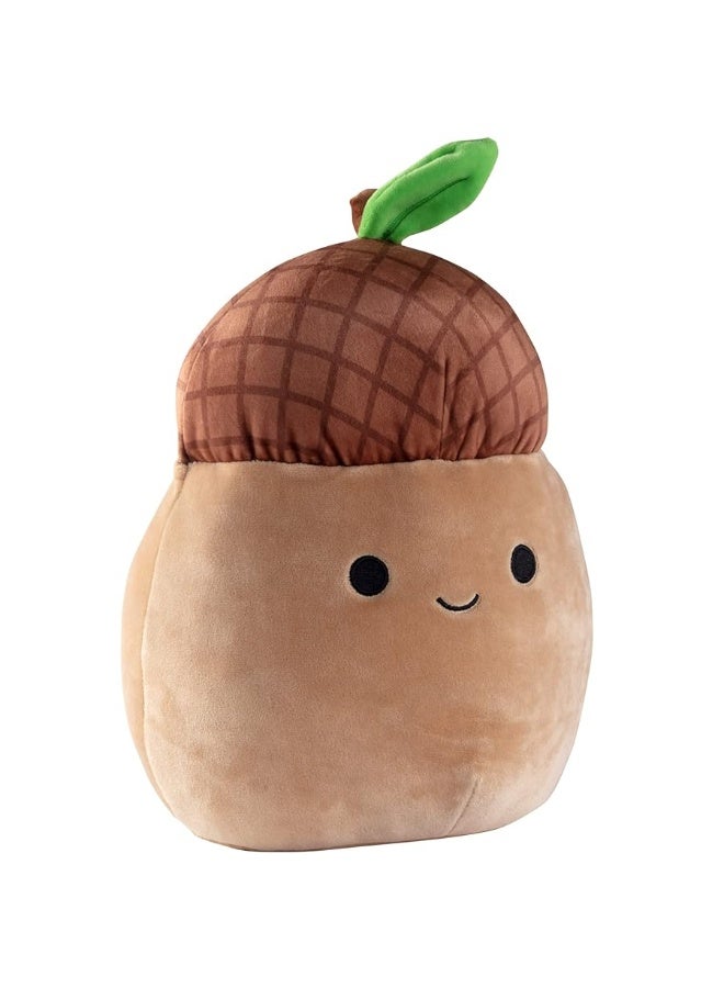 Squishmallows Original 10-Inch Mac The Acorn - Official Jazwares Plush - Collectible Soft & Squishy Stuffed Animal Toy - Gift for Kids, Girls & Boys