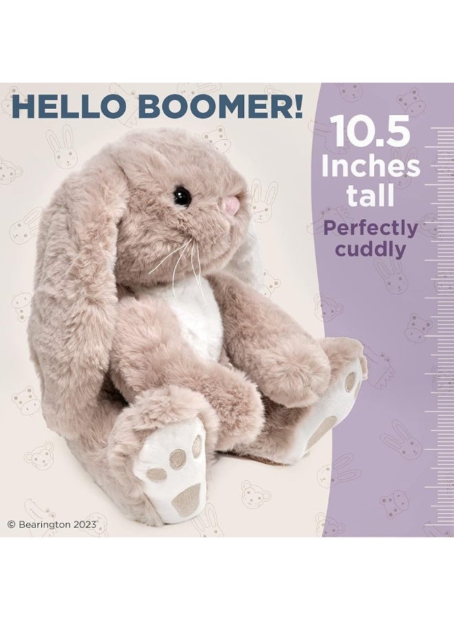 Bearington Boomer The Stuffed Bunny 105 Inch Stuffed Bunny Plush