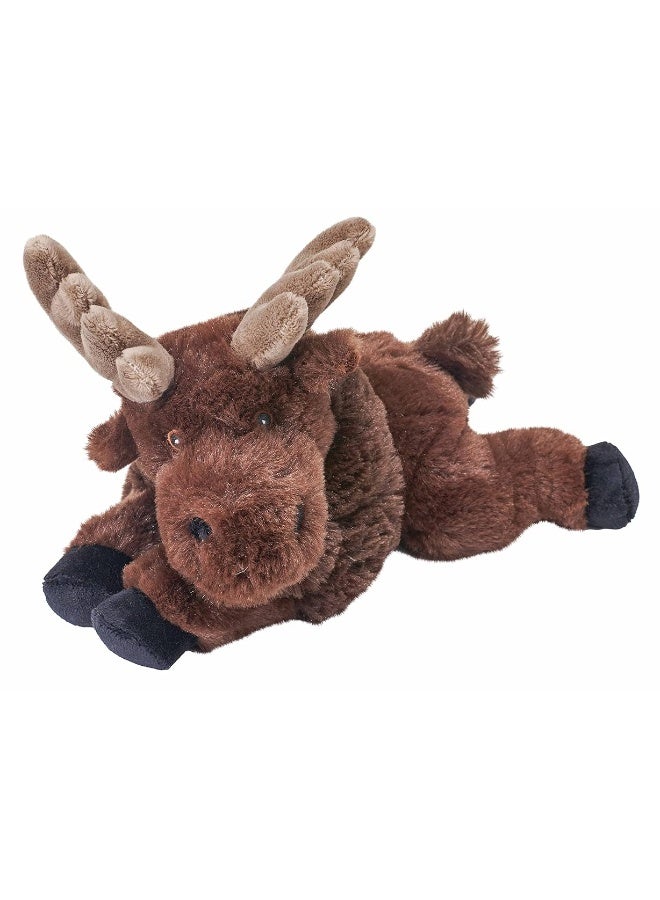 Wild Republic Ecokins Mini, Moose, Stuffed Animal, 8 inches, Gift for Kids, Plush Toy, Made from Spun Recycled Water Bottles, Eco Friendly, Childâ€™s Room Decor