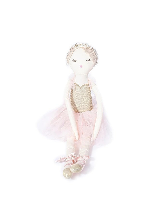 MON AMI Ballerina Stuffed Doll - 22â€, Plush Ballerina Doll for Girls, Use as Toy or Room Decor, Great Gift for Kids of All Ages