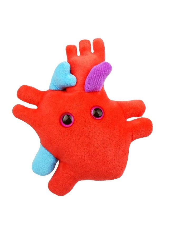 GIANTmicrobes Heart Plush, Heart Stuffed Animal, Heart Transplant Gifts, Heart Toy, Anatomical Heart Gifts, Cardiologist Gifts, Cardiology Gifts, Open Heart Surgery Gifts, Heart Attack Survivor Gifts