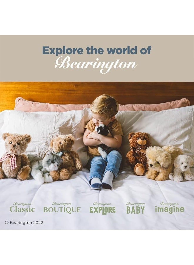 Bearington Collection Cheeks Stuffed Hamster: Adorable Plush Stuffed Hammy, Ultra-Soft 6â€ Toy, Made with Premium Fill, Expressive Face and Natural Whiskers; Machine Washable, Gift for Animal Lovers