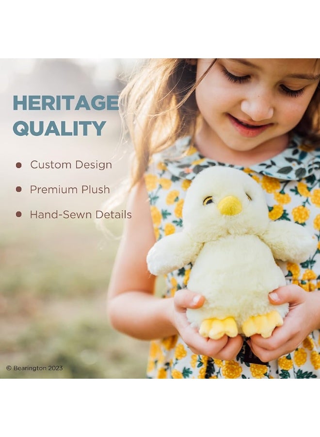 Bearington Lilâ€™ Peep The Yellow Small Plush Chick Stuffed Animal, Adorable, Soft and Cuddly, Great Gift for Kids of All Ages, Birthdays, Holidays and Special Occasions, 6 inches