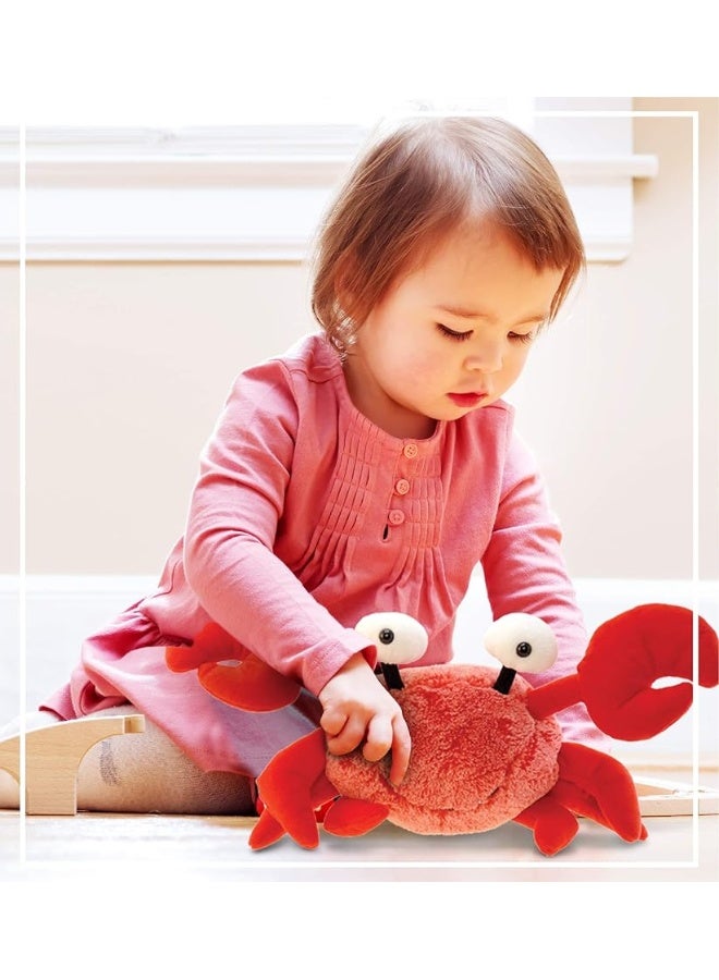 DolliBu Red Crab Stuffed Animal  Super Soft Crab Plush Toy Cute Crab Ocean Stuffed Animal for Boys and Girls Adorable Red Stuffed Animal Crab Toy Gift for Kids Teens and Adults 12 Inches