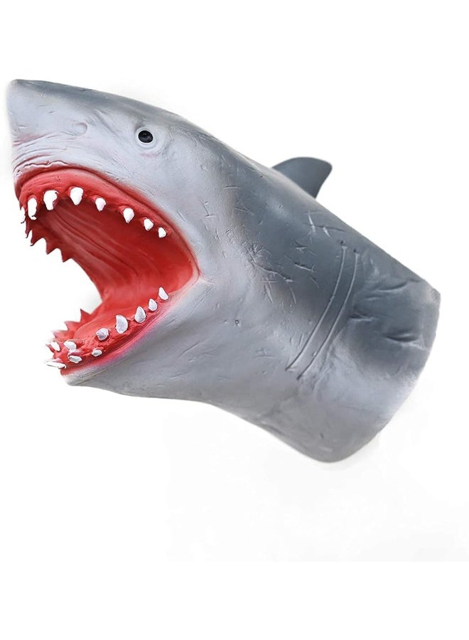 Yolococa Shark Hand Puppet Realistic Latex Animal Hand Puppets for Children Instagram Toys