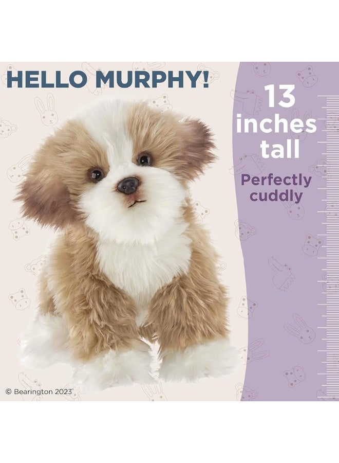 Bearington Murphy The Maltipoo Stuffed Animal, 13 Inch Stuffed Dog Plush