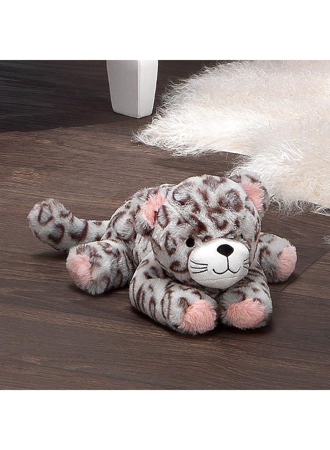 Lambs & Ivy Happy Jungle Plush Leopard Stuffed Animal Toy - Pink/Gray - Cleo