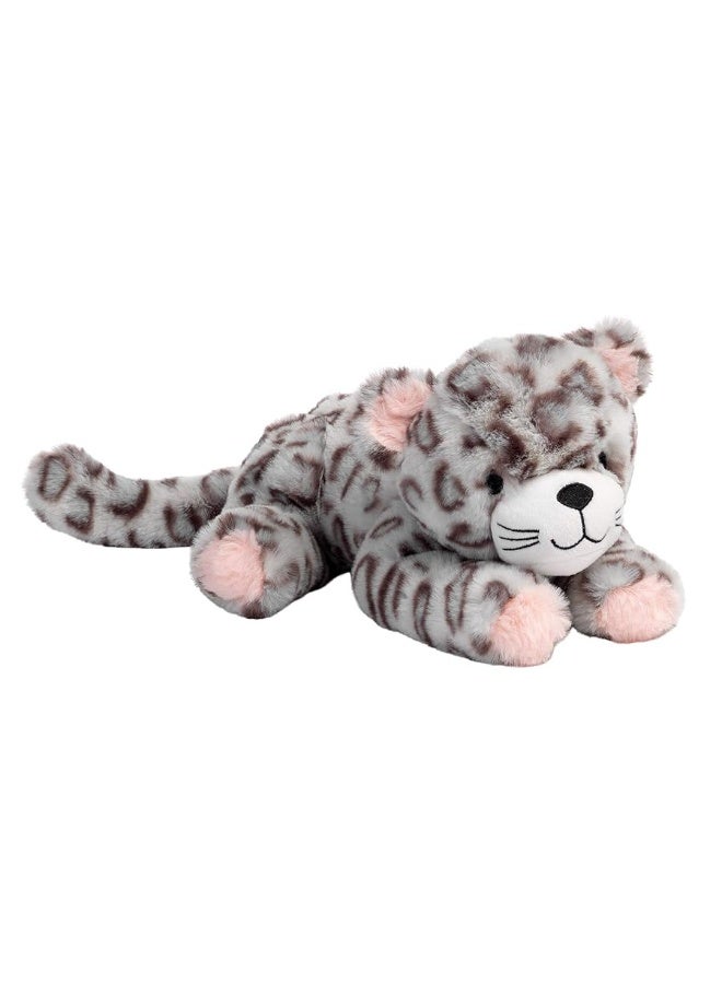 Lambs & Ivy Happy Jungle Plush Leopard Stuffed Animal Toy - Pink/Gray - Cleo